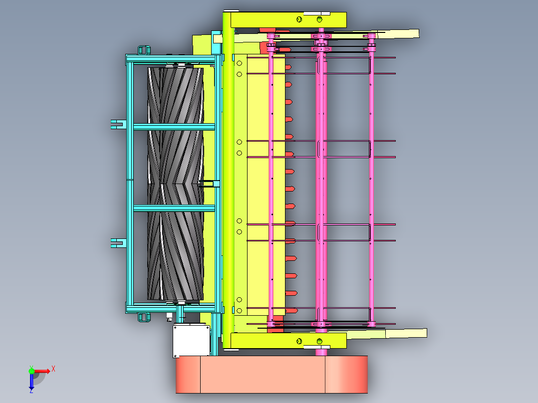 割草压扁机sw三维图==1033014==200俯视图