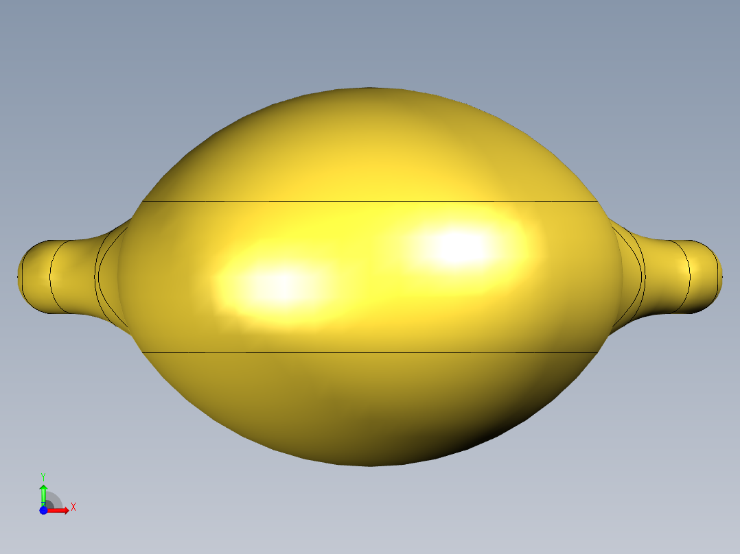 无源元件封装-CAP_DISC_4x3_YL-LM前视图