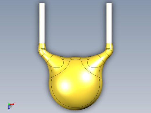 无源元件封装-CAP_DISC_4x3_YL-LM俯视缩略图
