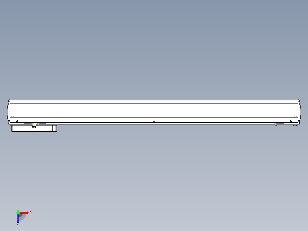 威洛博LC系列3d模型模组LC22H1Y-S850俯视图