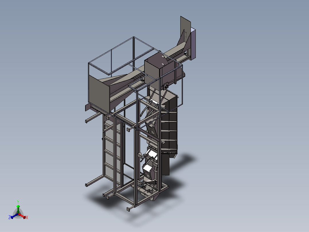 振动加载器正等轴测图