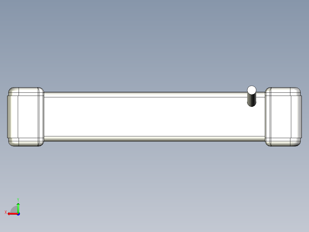 基恩士MC-P1_kc图纸模型后视图