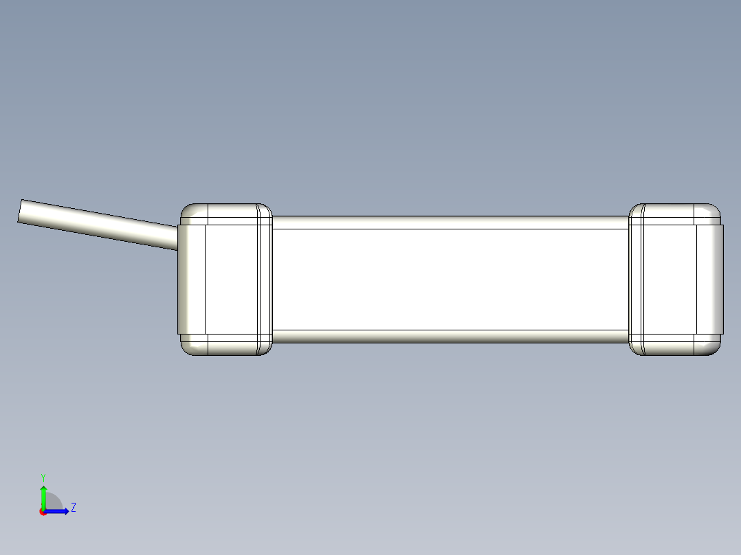 基恩士MC-P1_kc图纸模型左视图