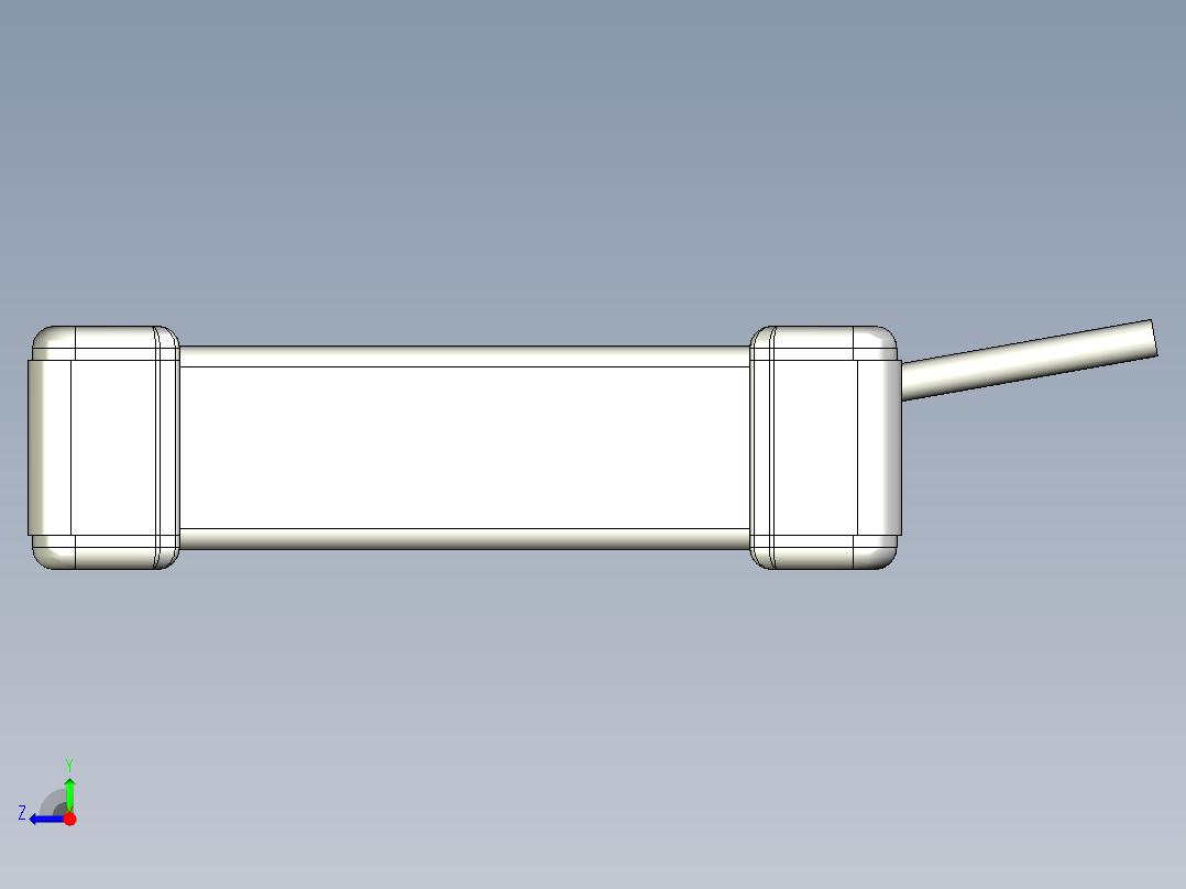 基恩士MC-P1_kc图纸模型右视图