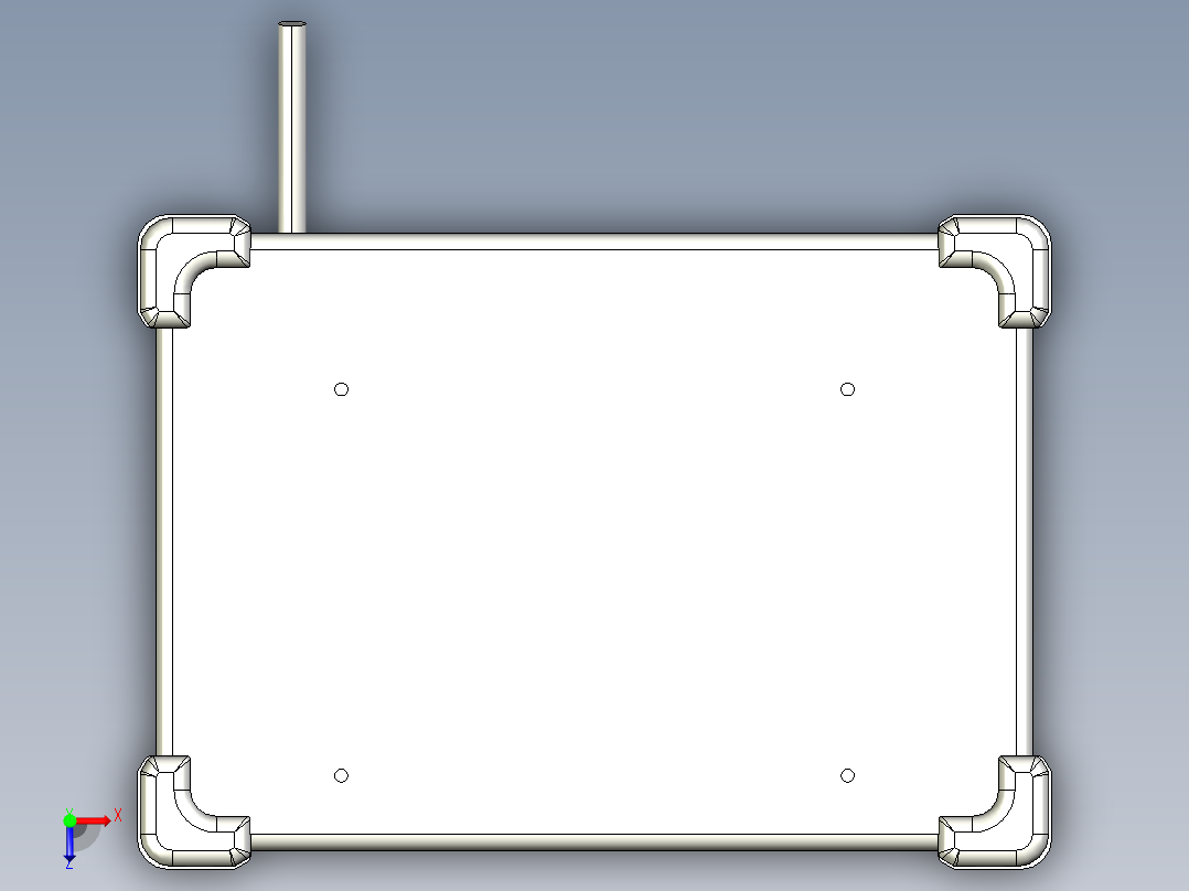 基恩士MC-P1_kc图纸模型俯视图