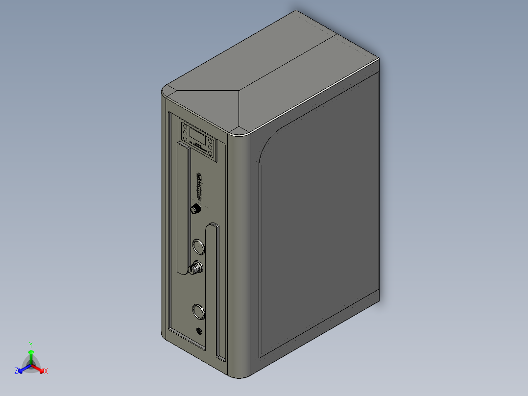 液质联用氮气发生器机箱模型