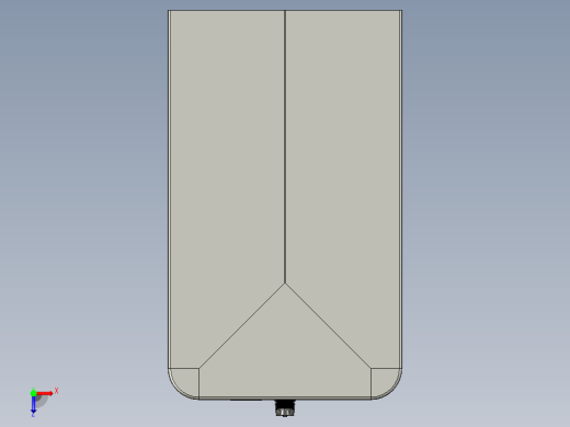 液质联用氮气发生器机箱模型俯视缩略图
