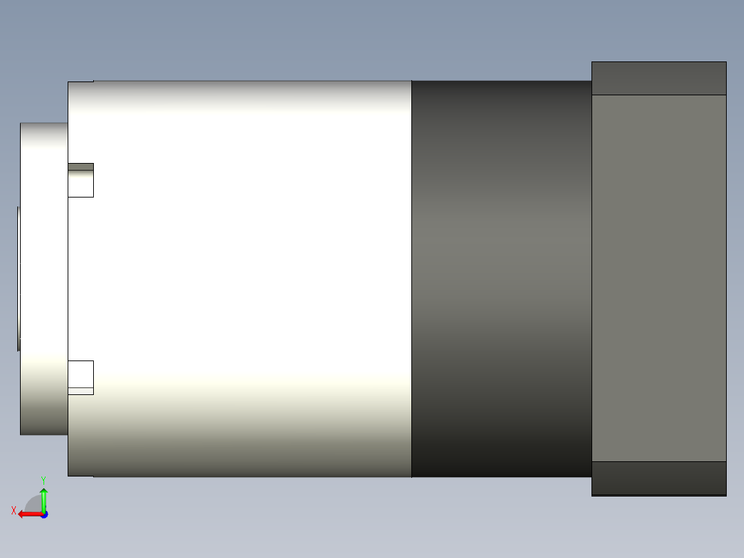 直齿孔PLE160-L2 42-114.3-200-M12.stp后视图