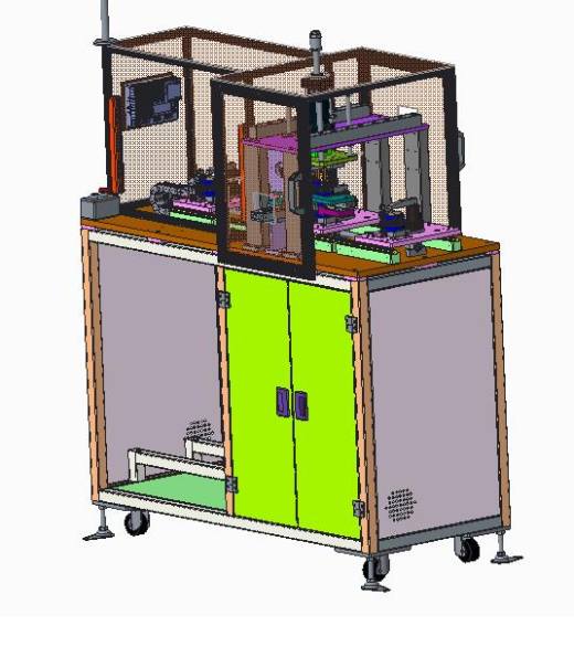 三工位切料根设备 3D模型缩略图