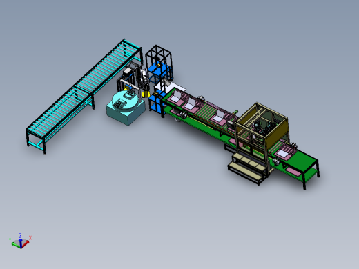 全自动化电脑组装生产线sw17
