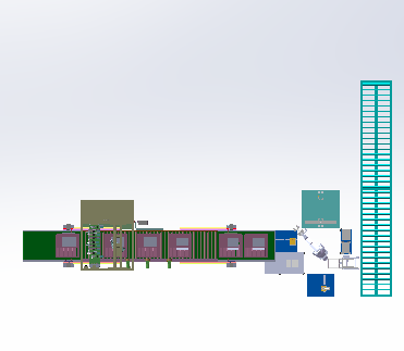 全自动化电脑组装生产线sw17