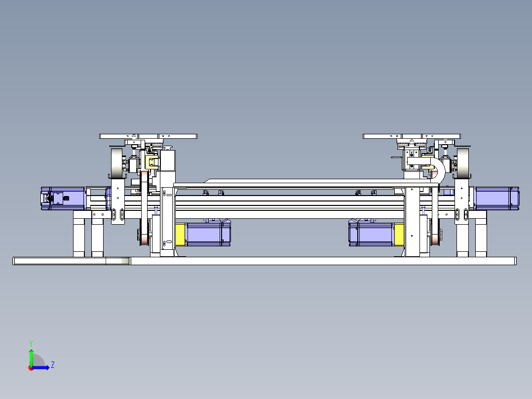 治具环形输送xt左视图