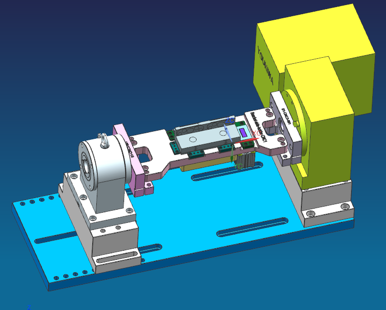 小型不锈钢铰链支架开粗CNC治具模型