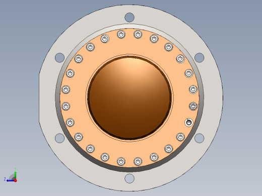 A0002829-焊接型液压缸 250x180x983 毫米右视缩略图