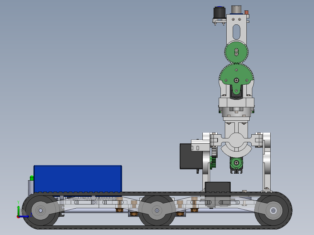 AGV小车、AGV(168)左视图