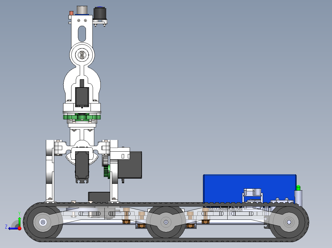 AGV小车、AGV(168)右视图