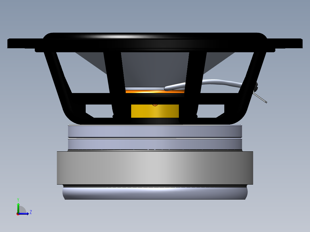 扬声器、喇叭(48)左视图