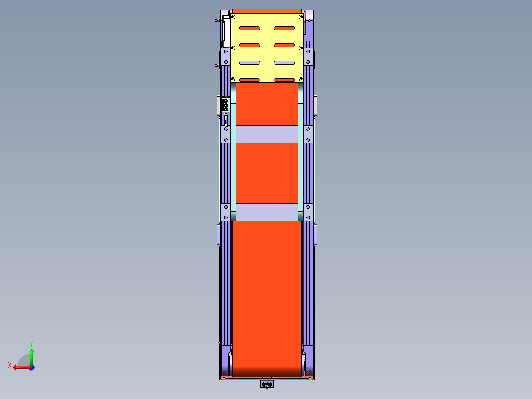 OK-NG双层下料皮带线后视图