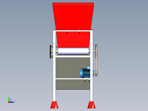 B3004217-压榨橄榄机橄榄破碎机左视缩略图