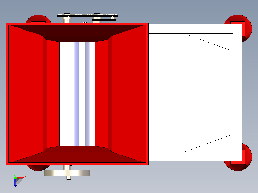 B3004217-压榨橄榄机橄榄破碎机俯视图