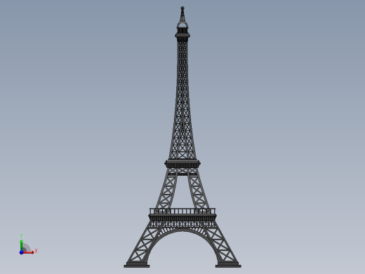 埃菲尔铁塔(2)前视缩略图
