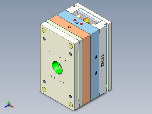 驱动器壳体（三板模）