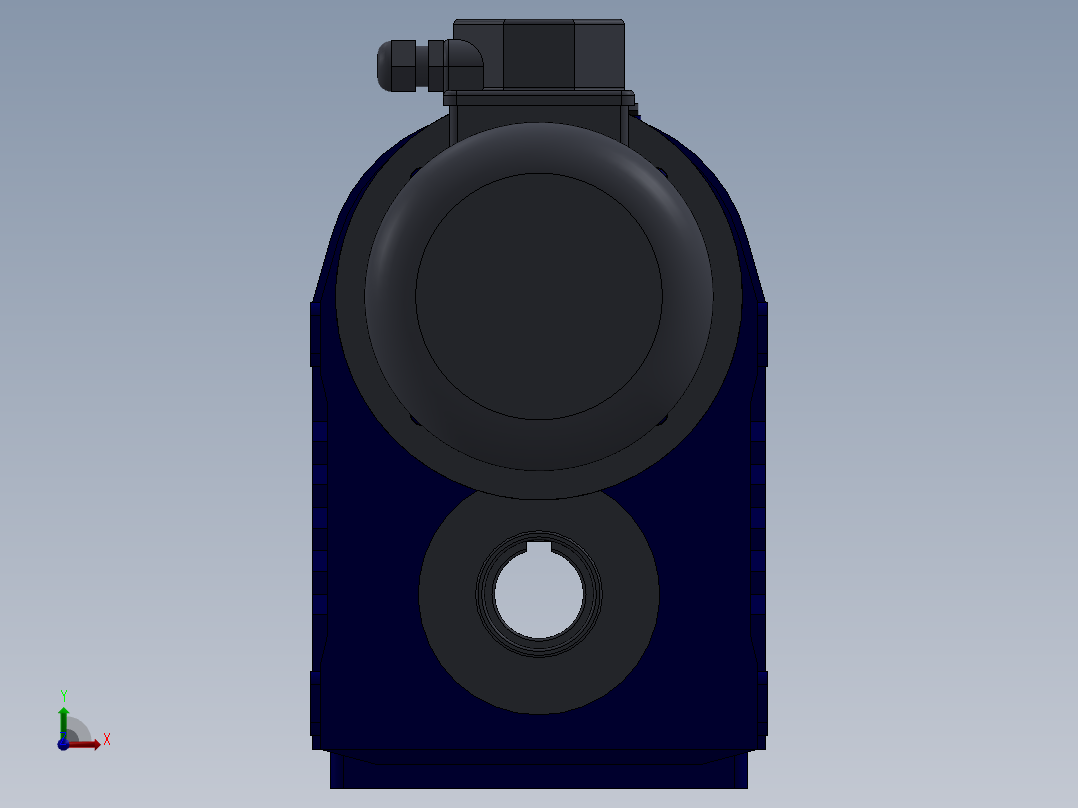 减速器PM P71 B5前视图