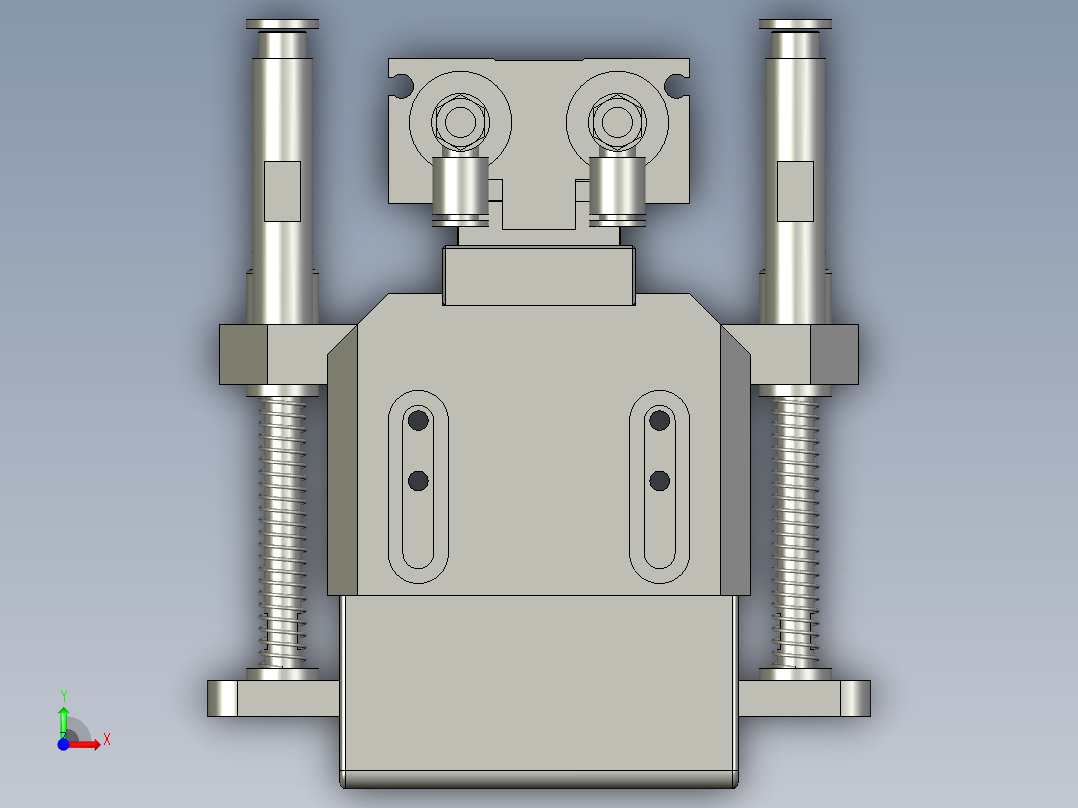 抓料组件前视图
