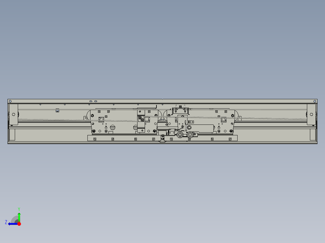 新型电梯层门门锁右视图