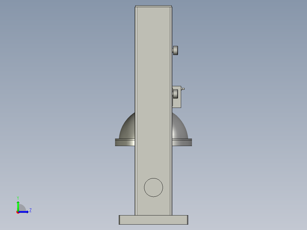 1300外圆检测组件-LXYC-BOSS左视图