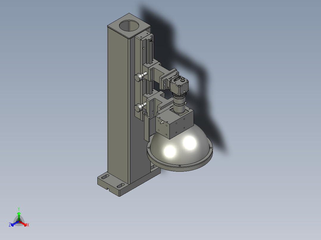 1300外圆检测组件-LXYC-BOSS正等轴测图