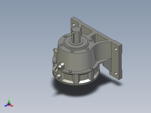 67单级卧式摆线针轮减速机