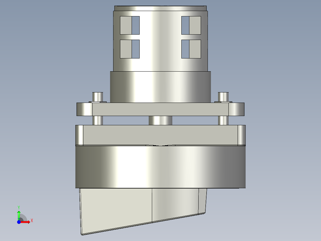 LW26-20开孔M2-转换开关前视图