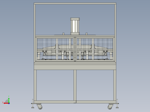 盖塑胶制品加工用冲切机后视缩略图