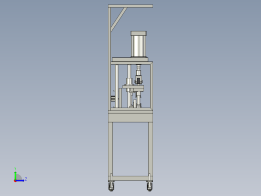 盖塑胶制品加工用冲切机左视缩略图