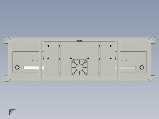 盖塑胶制品加工用冲切机俯视缩略图