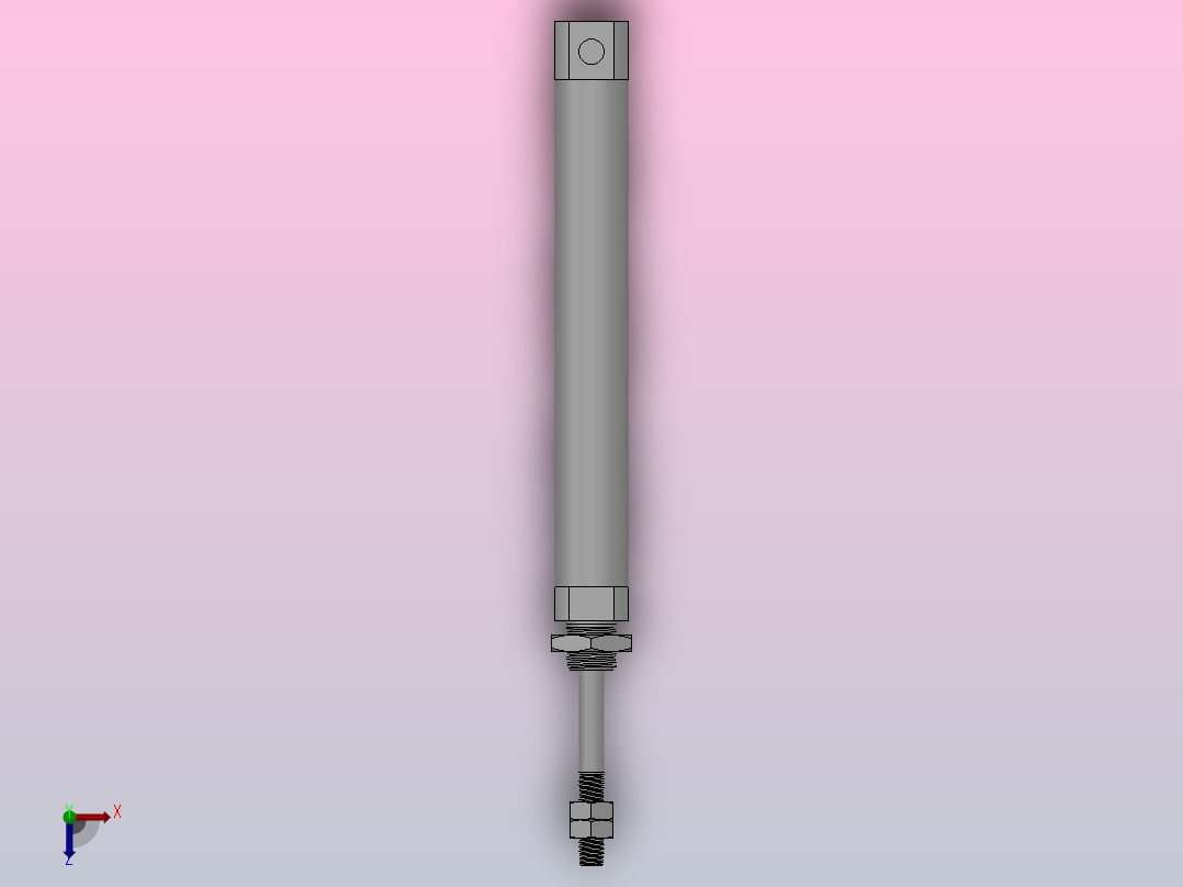 CJ2标准迷你气缸系列[CDJ2BΦ10mm-30S-A]俯视图