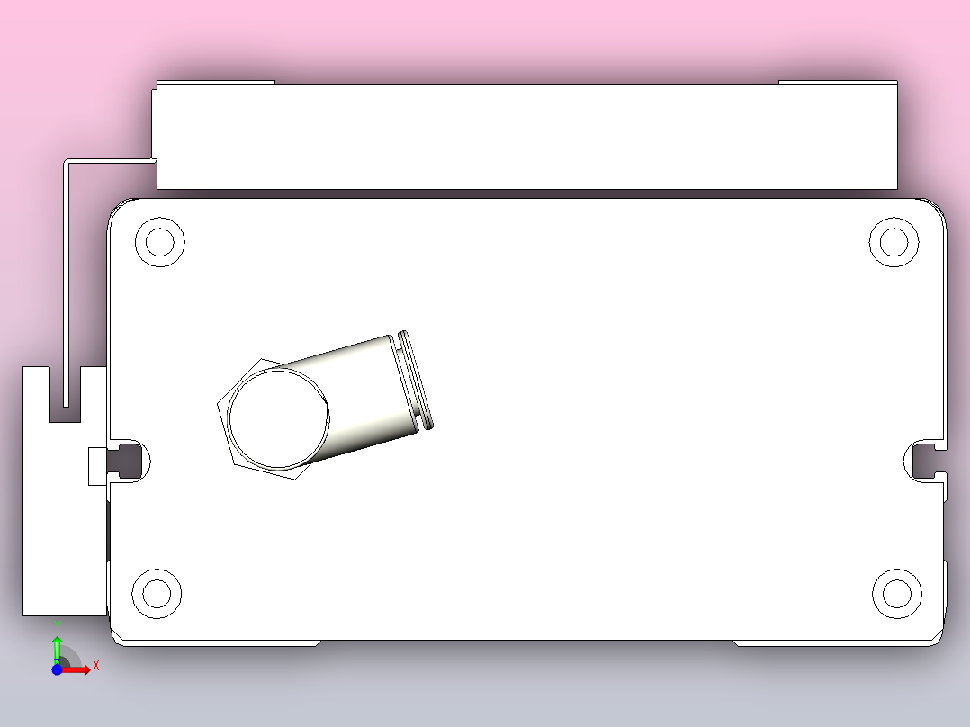 MCH14无尘螺杆滑台[MCH14-L#-900-BC-P20-C3]前视图