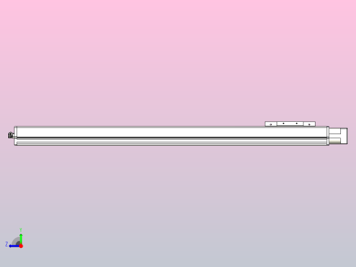 MCH14无尘螺杆滑台[MCH14-L#-900-BC-P20-C3]右视缩略图