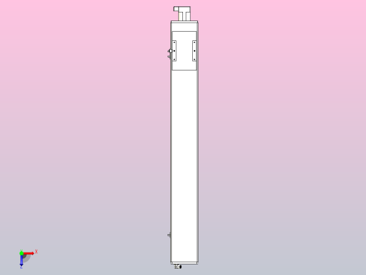 MCH14无尘螺杆滑台[MCH14-L#-900-BC-P20-C3]俯视缩略图