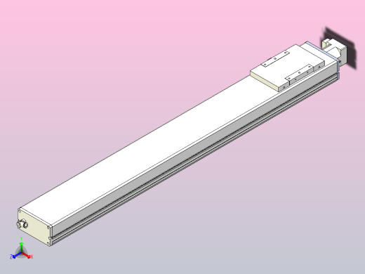 MCH14无尘螺杆滑台[MCH14-L#-900-BC-P20-C3]正等轴测缩略图