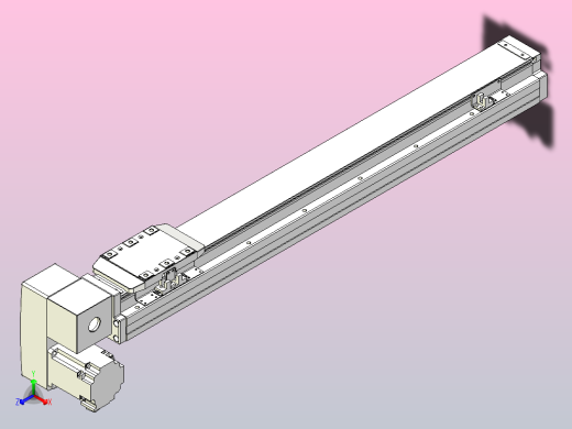 机器人皮带驱动直线轴TPA-GCB-80-P60-L550-LP-M20-N3