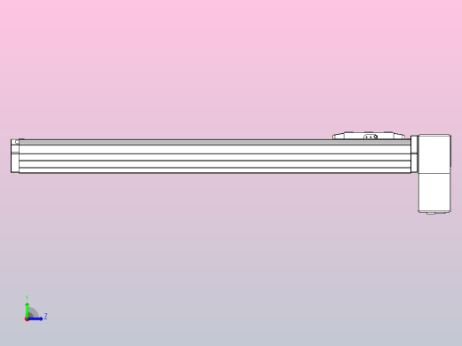 机器人皮带驱动直线轴TPA-GCB-80-P60-L550-LP-M20-N3左视缩略图