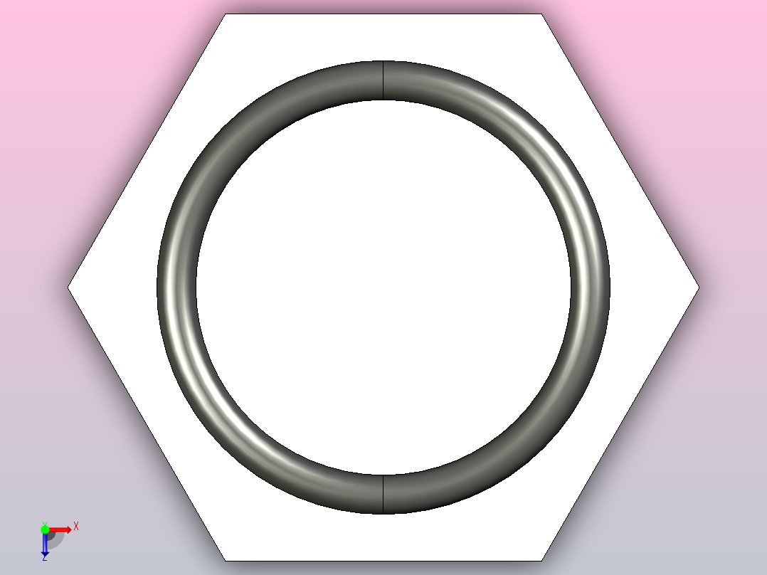 气缸盖M5俯视图