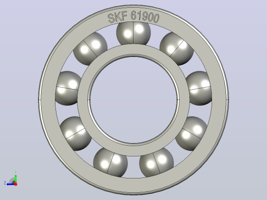 轴承 SKF 61900-61800右视缩略图
