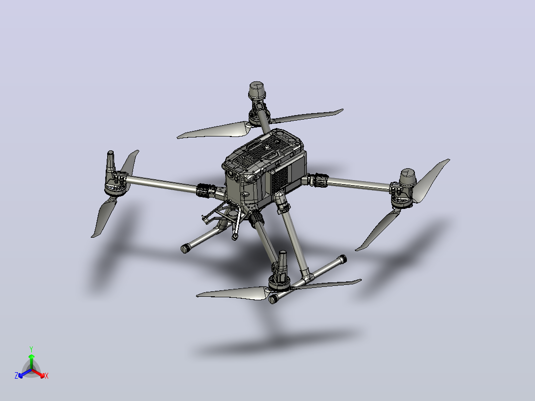 大疆DJI Matrice 350 TEK型号无人机主视图