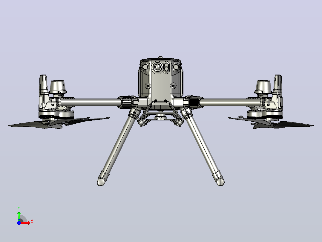 大疆DJI Matrice 350 TEK型号无人机前视图