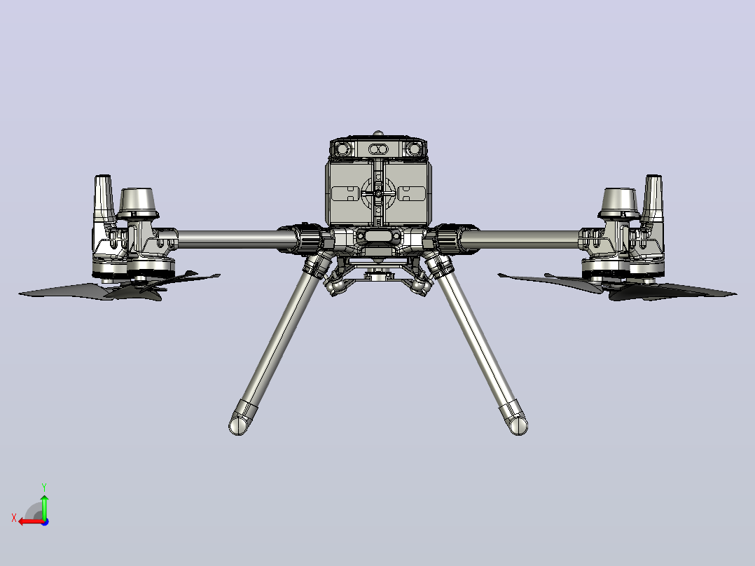 大疆DJI Matrice 350 TEK型号无人机后视图