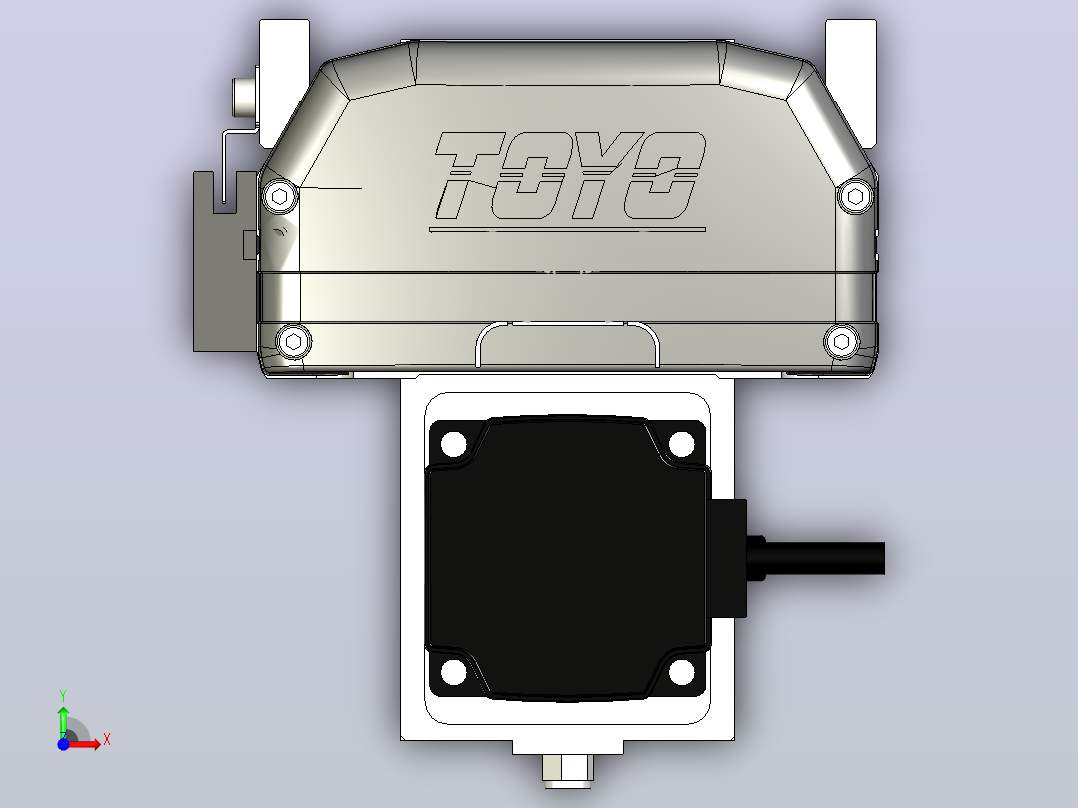 ETH14-1050-BM-200W+煞車直线模组前视图