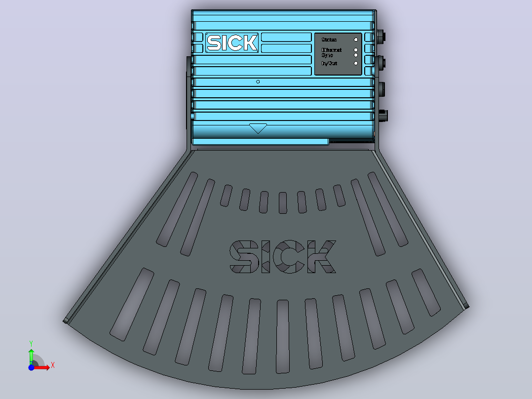 LMS4121R-13000激光扫描仪前视图
